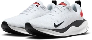 Nike InfinityRN 4 White/Red/Black Volt Mens Marathon Running 2023 Shoes NEW - Picture 1 of 5