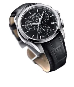 Correa de cuero para reloj Tissot COUTURIER T035410 T035407 T035428 T035446 - Imagen 1 de 10