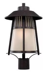 Sea Gull Lighting 8211701-746 One Light Outdoor Post Laterne - Oxford Bronze - Bild 1 von 3