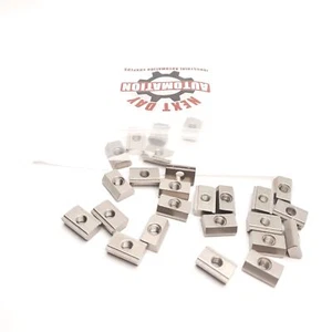 Lot of 25 Misumi HNTASS6-6 Post Assembly Insertion T-Nut, M6 Thread, 303SS - Picture 1 of 3