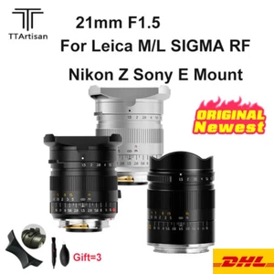 Lente TTArtisan 21 mm F1.5 fotograma completo MF para Leica M Nikon Z Canon RF Sony E-Mount - Imagen 1 de 9