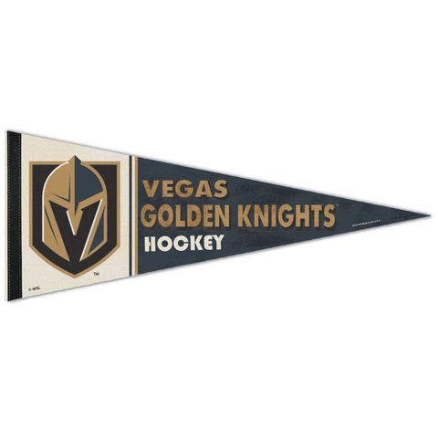 VEGAS GOLDEN KNIGHTS RETRO ROLL UP PREMIUM PENNANT 12"x30" NEW WINCRAFT ⚔️ Cover