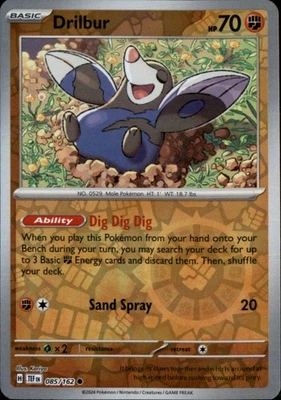 Drilbur Reverse Holo Common SV05: Temporal Forces 085/162 NM - Image 1 of 2