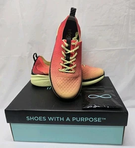 Infinity by Cherokee Everon Knit Women’s Size 7.5 Amber Blast Yellow NEW w/ Box - Picture 1 of 9