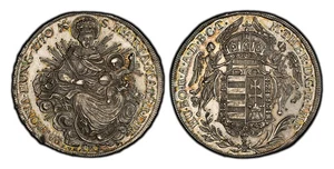 UNGHERIA. Maria Teresa 1770-K ·X· EVM-D Thaler. PCGS MS62 Kremnitz Dav.1133 - Foto 1 di 1