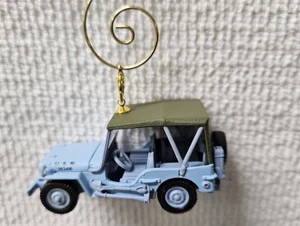 PEARL HARBOR SHORE PATROL JEEP DIE CAST ORNAMENT AND GIFT BOX - Picture 1 of 1
