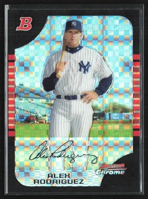 Alex Rodriguez 2005 Bowman Chrome X-Fractor/225 #50 New York Yankees Foto 1 de 2