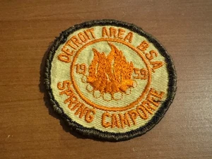 BSA, 1959 Spring Camporee Patch, Detroit Area Council - Picture 1 of 1