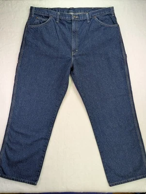 Темные вареные джинсы Dickies Utility Carpenter Jean размер 44W 30L 100% хлопок - Изображение 1 из 4