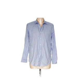 Bugatchi Blue Cotton Dress Shirt - Men's - Picture 1 of 4