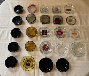 Vintage 24 Lot HOTEL CASINO Glas ASCHENBECHER Las Vegas RENO Stardust Amber BONANZA Düne - Bild 1 von 21