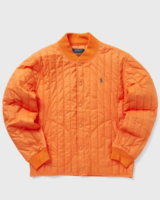 Polo Ralph Terra Varsity Quilted Jacket Bomber Orange Size Medium - Image 1 of 4