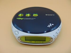 Sony Psyc Portable CD Walkman D-EJ360 G-Protection Blue White For Repair