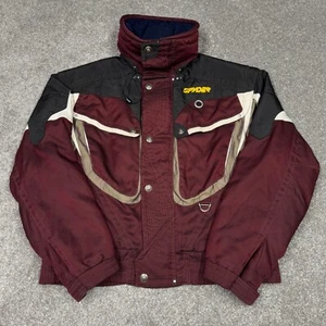 Spyder Jacket Women 2XL Red Heavy Warm Coat Outdoor Zip Winter Vest Ski Pockets - Picture 1 of 18