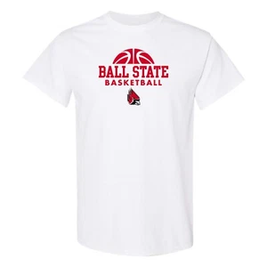 Ball State Cardinals Basketball Hype - NCAA Sports Team T-Shirt - Picture 1 of 18