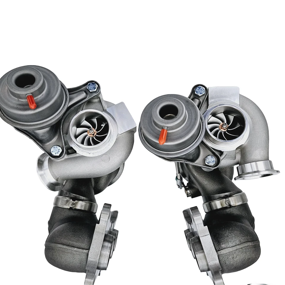 Upgrade 750HP Twin Turbos TD04 17T For BMW N54 535i 135i Z4 X6 740 E60 E89 F71 - Image 1 of 4