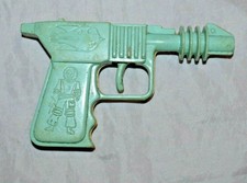 1950's Space Ray Gun Astronaut Rocket Space Ship CLICKER WHISTLE Pistol GREEN