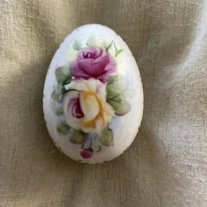 Handbemalte Ei Schmuck Keramik Schatulle - Bild 1 von 7