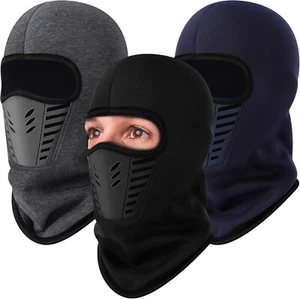 Winter Cold Weather Windproof Thermal Mask Balaclava Ski Face Mask for Men Women - Picture 1 of 18
