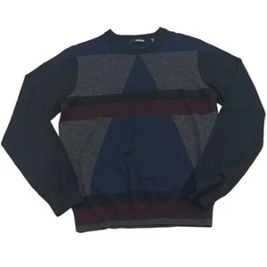 Suéter de Murano multicolor cuello redondo tejido geométrico para hombre talla mediana - Imagen 1 de 5