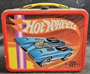 VF 1969 Thermos Hot Wheels Mattel Lunch Box - Picture 1 of 10