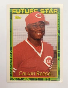 Topps Baseball #278 1994 Calvin Reese Future Star casi como nuevo - Imagen 1 de 4