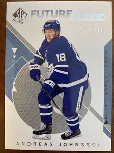 18-19 UD SP Authentic Future Watch 160 Andreas Johnsson /999 - Picture 1 of 2