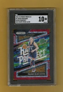 2024-25 Prizm Draft Picks Paige Bueckers Rated Prospect Red Scope 65/88 SGC 10 - Picture 1 of 2