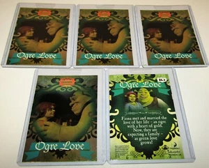 2007 INKWORKS CASE LOADER CARD LOT OF (5) SHREK THE THIRD OGRE LOVE #CL1 - Picture 1 of 1