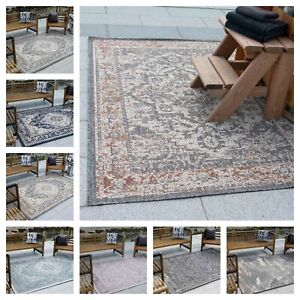 New  Outdoor Traditional Runner Long Easy To Clean Decking For Mobile Home Rugs 