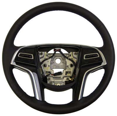 2014-2015 Cadillac SRX Steering Wheel Black Leather New OEM 23484083 - Image 1 of 4