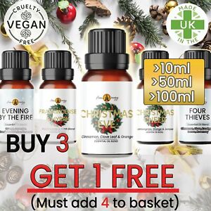 Christmas Essential Oils | Winter Essential Oil Fragrances Scents Diffuser Vegan