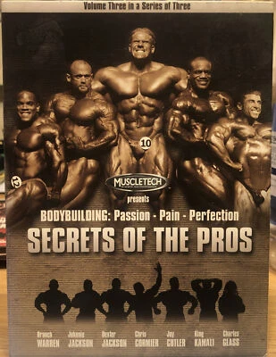 Muscletech.Bodybuilding.Secrets of the Pros Bodybuilding Jay Cutler Rare DVD - Image 1 of 4