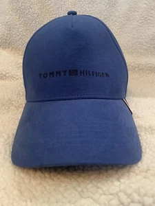 Tommy Hilfiger Men’s Embroidered Baseball Hat Cap Blue Flag Logo Adjustable Soft - Picture 1 of 9