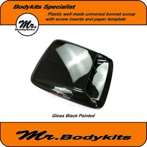 Gloss Black Bonnet Intake Scoop FOR MITSUBISHI TRITON-MJ/MK/ML/MN/MQ/MR/GLX/GL - Bild 1 von 8