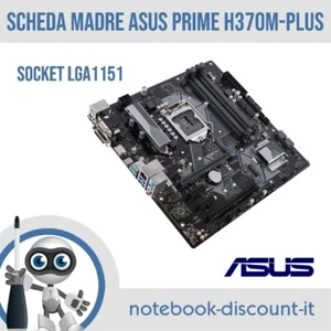 Scheda Madre ASUS Prime H370M-Plus per PC DESKTOP Cpu socket LGA 1151 slotDDR4 - Imagen 1 de 3