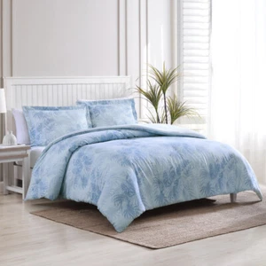 Tommy Bahama Hanalei Bay Blue Doona Duvet Quilt Cover Set 3 Bed Sizes - Picture 1 of 4