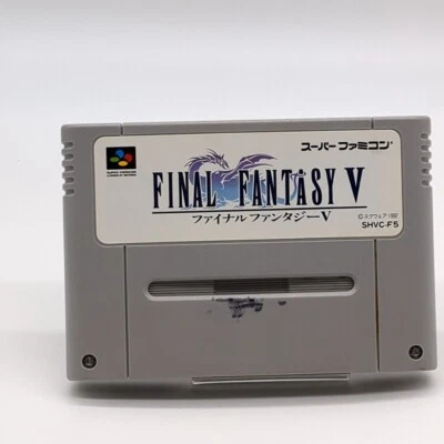 Final Fantasy V  Nintendo Super Famicom Japanese Game classic game Cassette oniy - Image 1 of 4