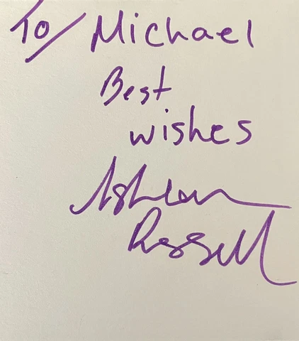 ASHTON RUSSELL (Michael Jackson Thriller Live Show/ Diversity) - Autograph Cover