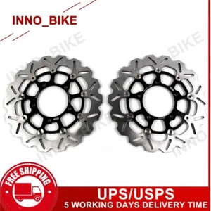 Front Brake Rotors Discs For Suzuki VZR 1800 VZR1800 M109R INTRUDER RB 2016 2017 - Picture 1 of 6