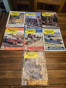 Railroad Model Craftsman Magazine Vintage Lot Of 7 - 1986 Issues - Picture 1 of 8