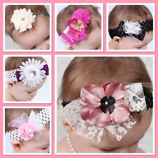$15 Each- 3-6 Month Old baby Girl Flower headband Photo Prop.