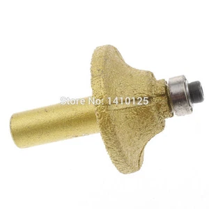 42mm Dia Diamond BRAZED Profile Wheel Router Bit Bullnose Routing Stone Coarse - Picture 1 of 5