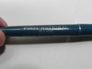 Pluma publicitaria vintage ~ First National Bank ~ Broken Arrow Oklahoma OK - Imagen 1 de 5