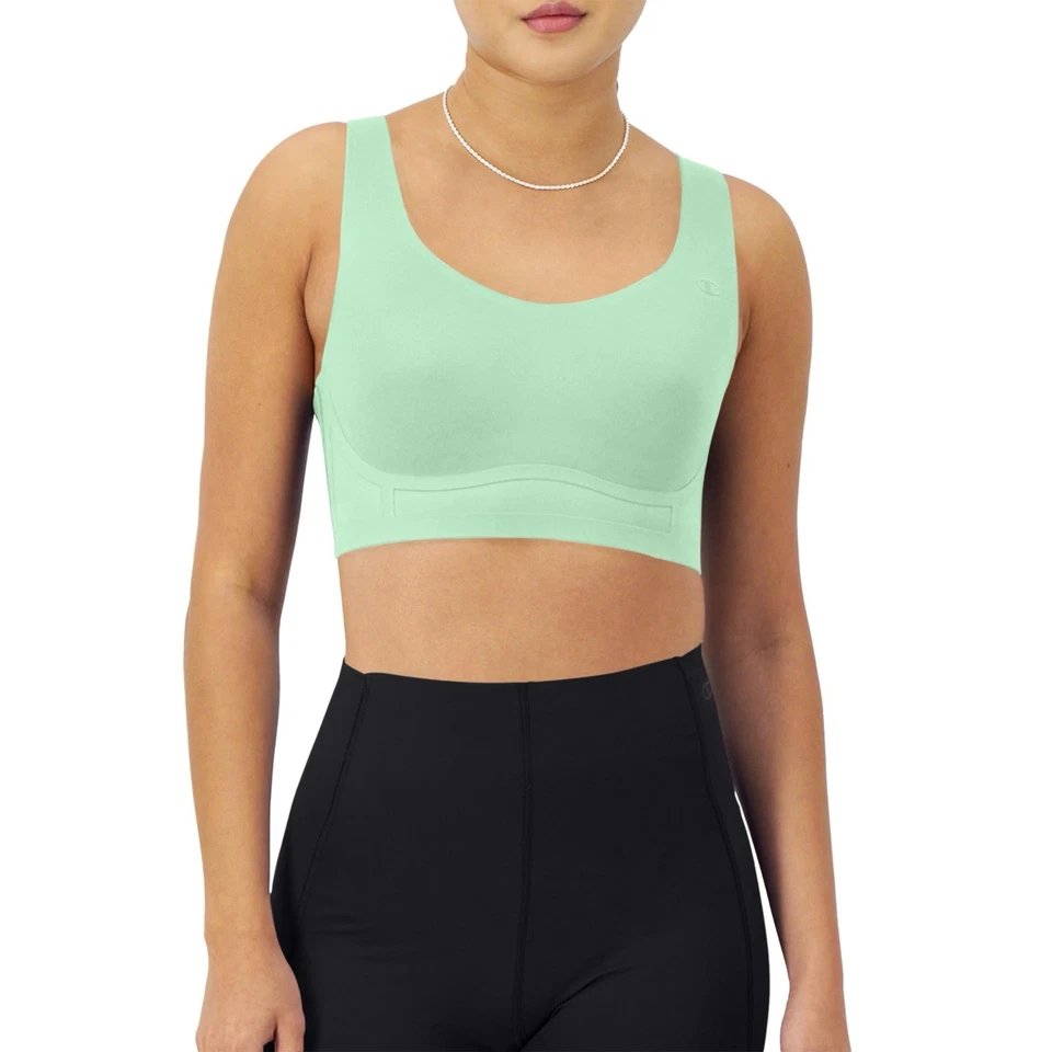 Sujetador deportivo Champion Absolute Lift para mujer talla XS verde espalda deportiva nuevo con etiquetas Foto 1 de 4