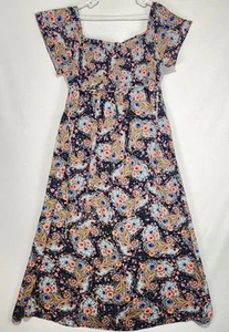 Jessica Simpson Women's Maternity Floral Blue Dress Size XL - Picture 1 of 4