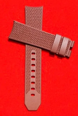 Graham Burgundy Rubber Mesh Pattern Strap BRAK139B - Image 1 of 3