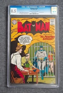 Batman #110 CGC 8.5 OW-W PAGES 1957 Silver Age The Phantom Batman - Bild 1 von 3