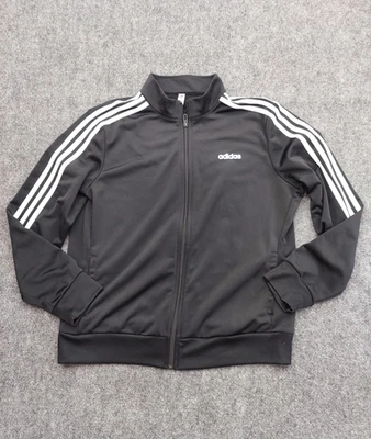 Jaqueta Adidas Masculina Extra Grande Preta Branca 3 Listras Pista Zíper Completo Verde Prime - Imagem 1 de 4