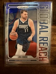 2024-2025 Panini Prizm Luka Doncic #8 Global Reach Silver Prizm - Picture 1 of 4